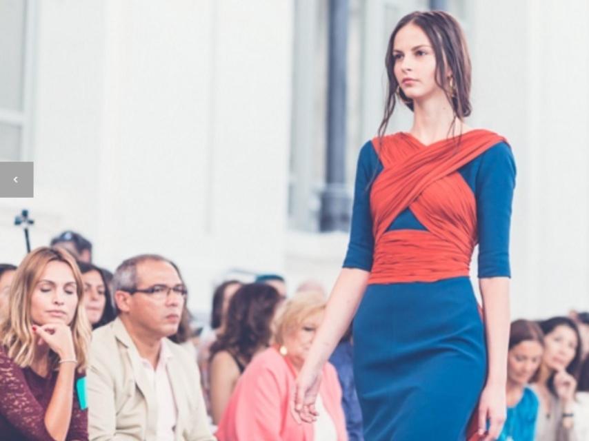 Andrea Pascual en el front row de INuñez en el Ayuntamiento de Madrid