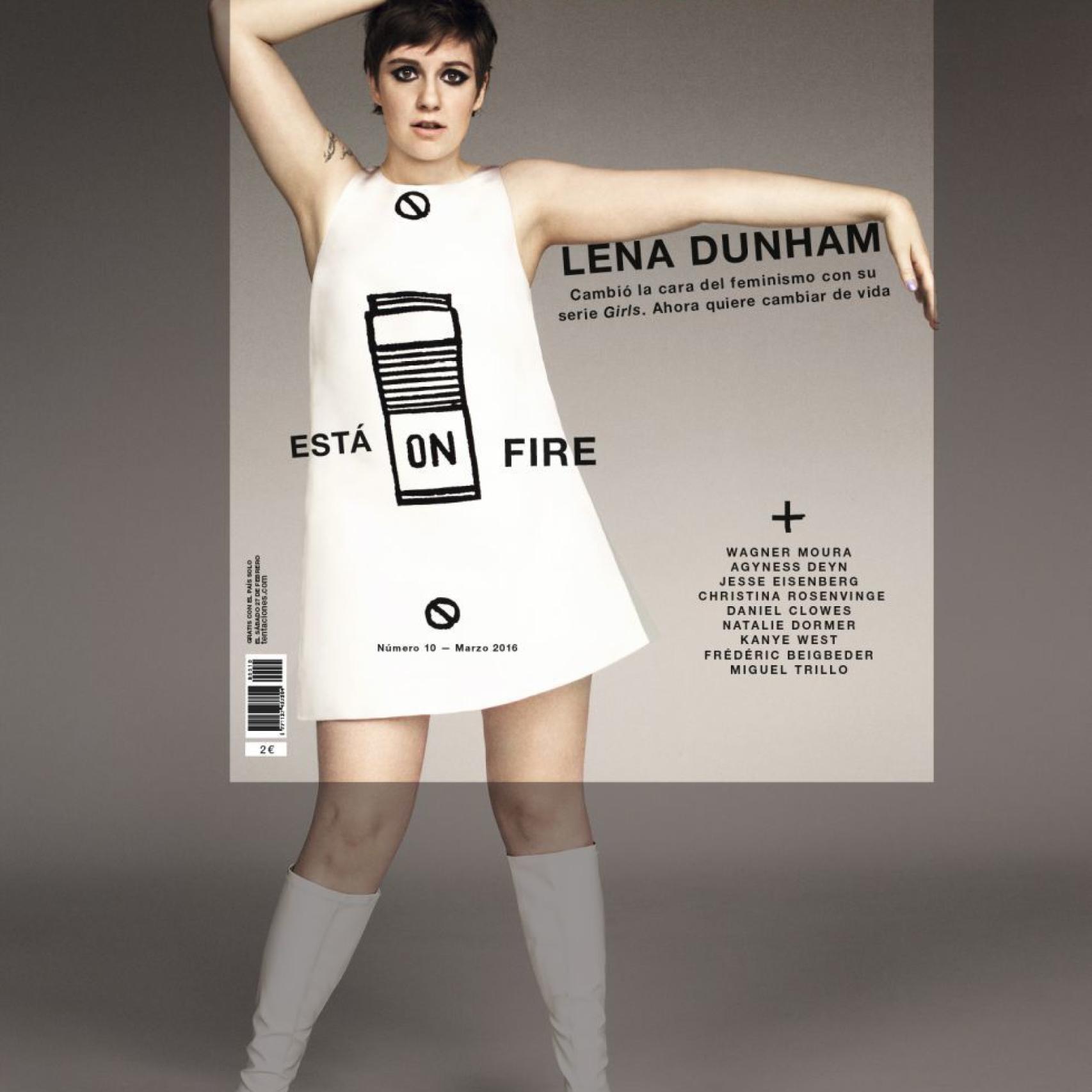 Portada del suplemento que ha generado las quejas de Lena Dunham