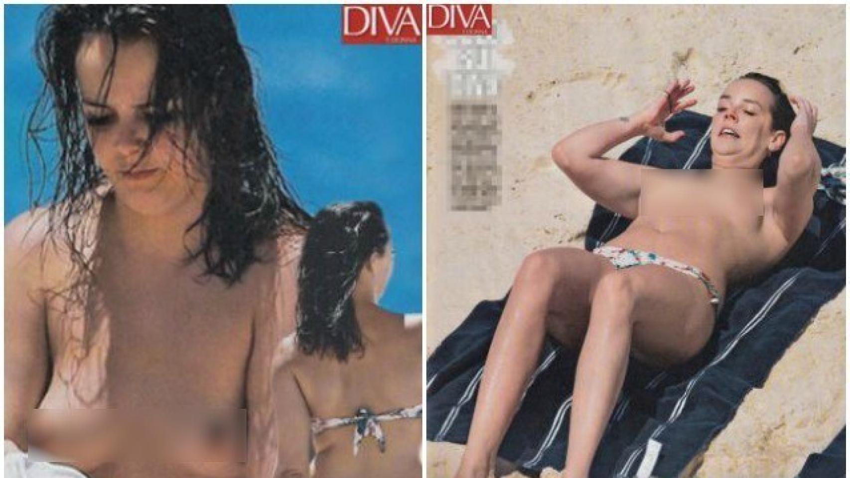 Reportaje de la revista en la que aparece Pauline Ducruet haciendo top less en Bali