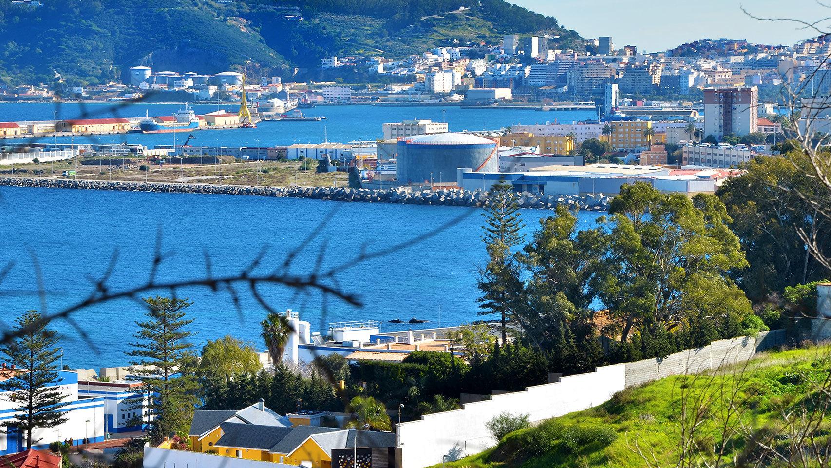 Vista aérea de Ceuta.
