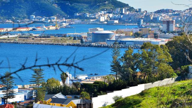 Vista aérea de Ceuta.