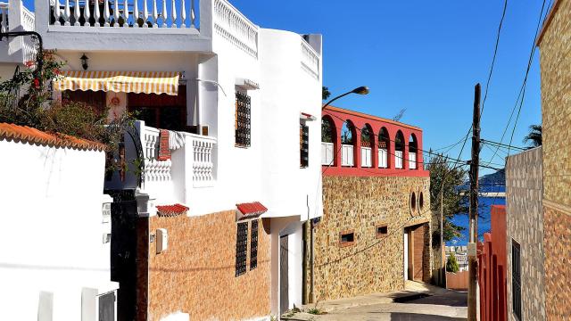 Imagen de una calle del barrio ceutí de El Príncipe.