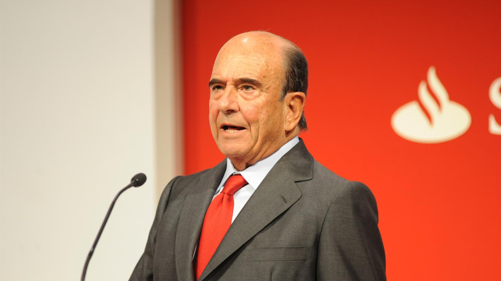 Emilio Botin era siempre fiel a la corbata roja y la camisa blanca o azul celeste