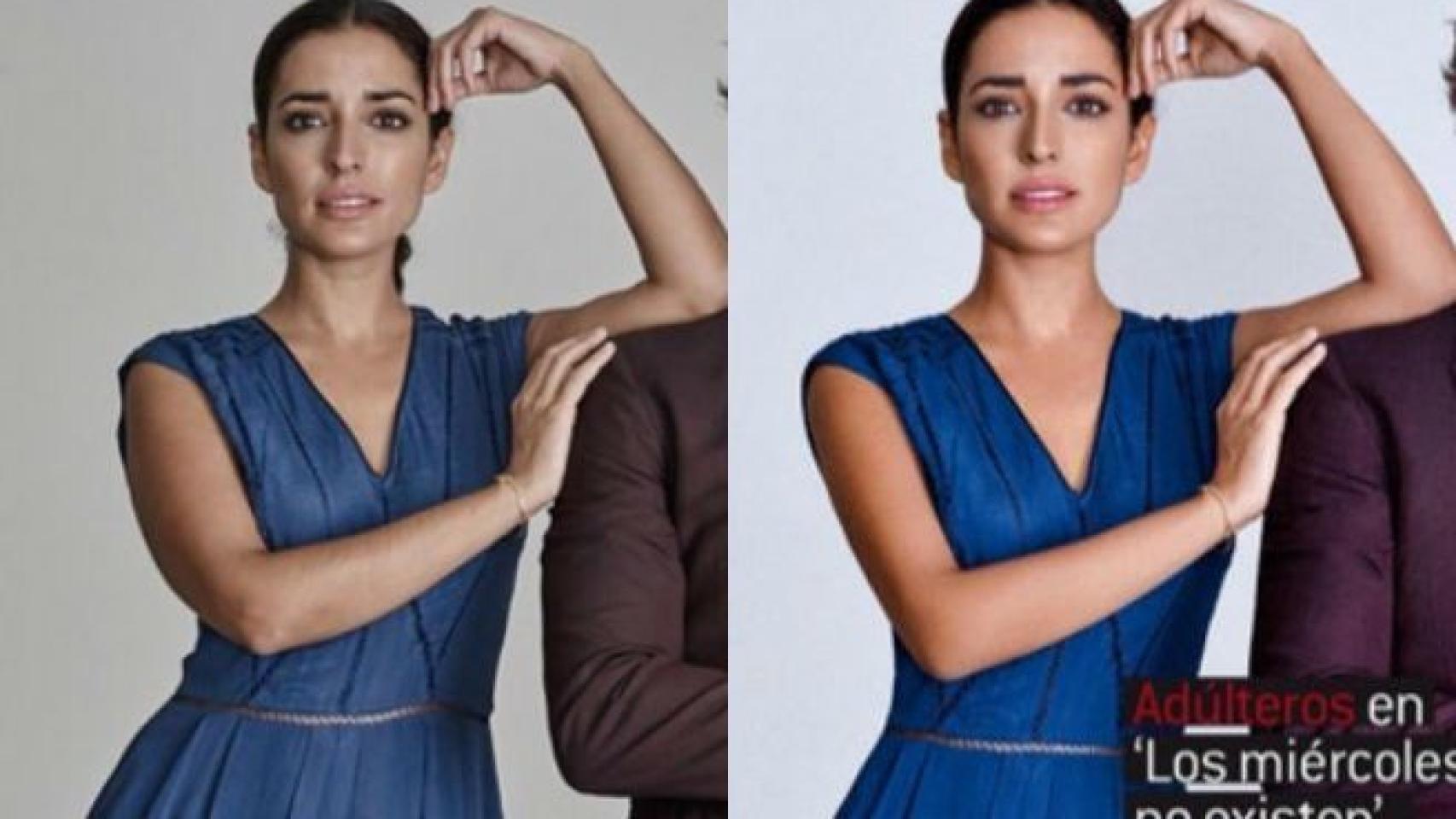 Inma Cuesta también manifestó su indignación por haber sido víctima del photoshop