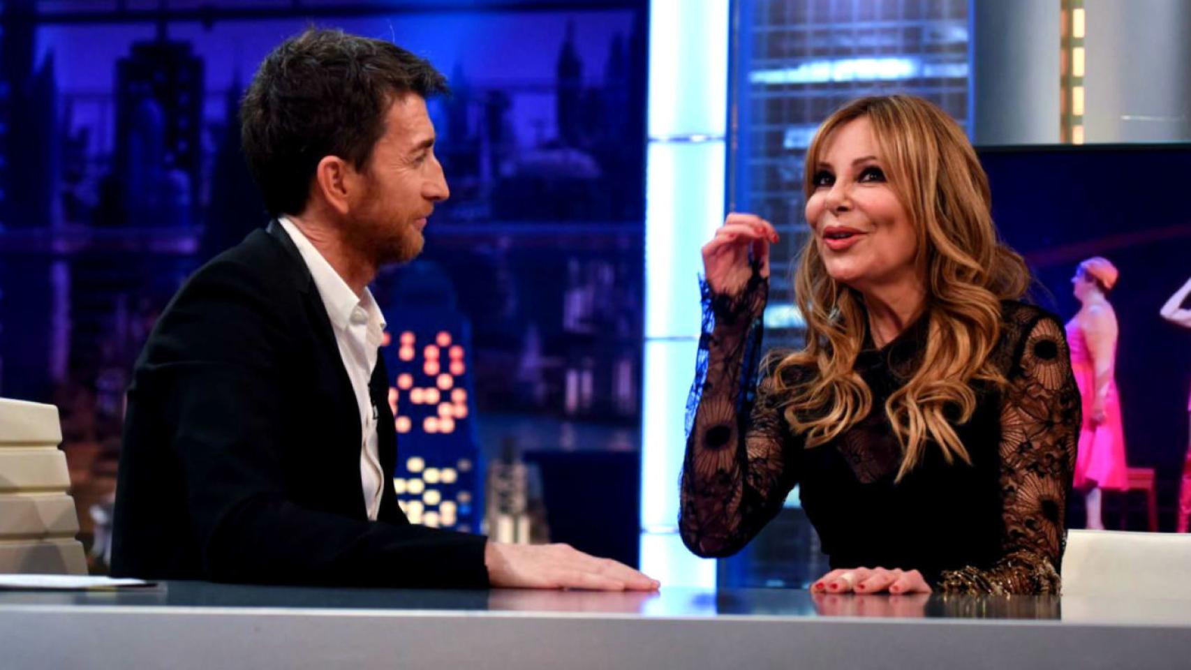 La actriz contó en El Hormiguero que había visto el fantasma de Fernando Martín
