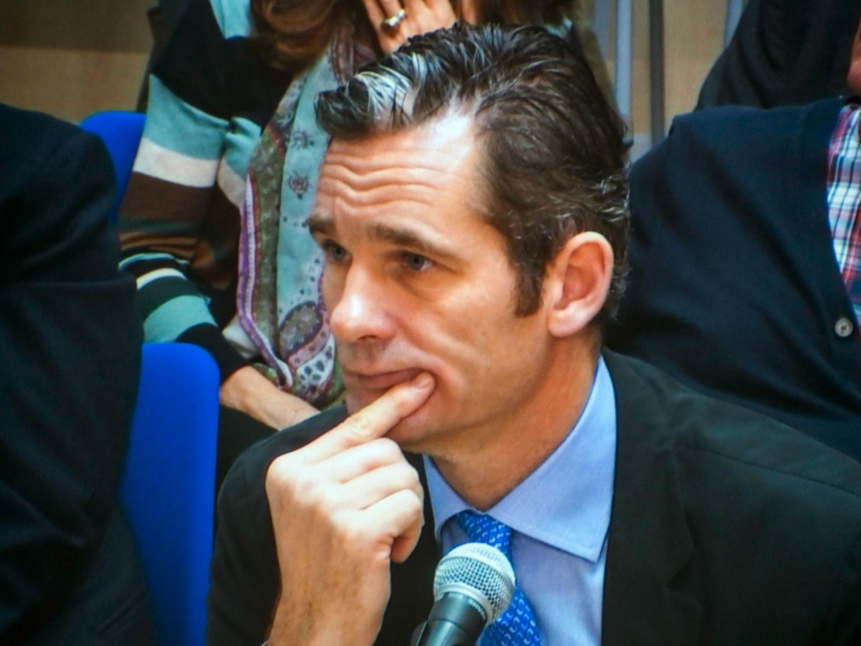 Urdangarin hace unos meses, durante su declaración.