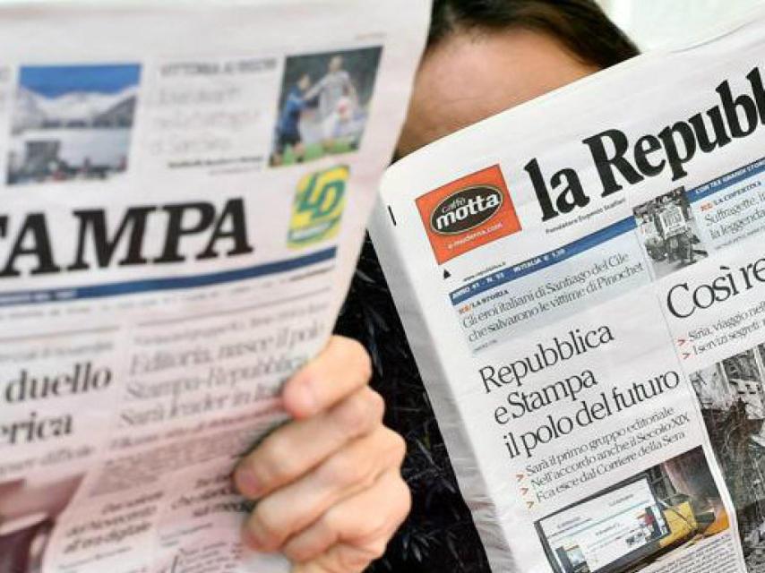 La fusión 'La Stampa-Reppublica' da lugar al nuevo líder de la prensa en Italia.