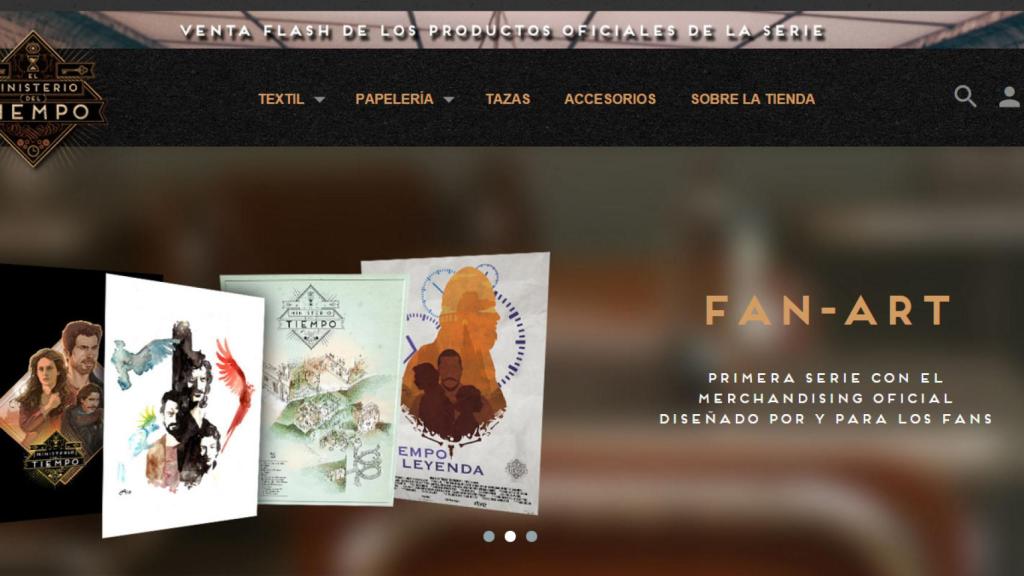 'El Ministerio del Tiempo' lanza su primera tienda de merchandising oficial