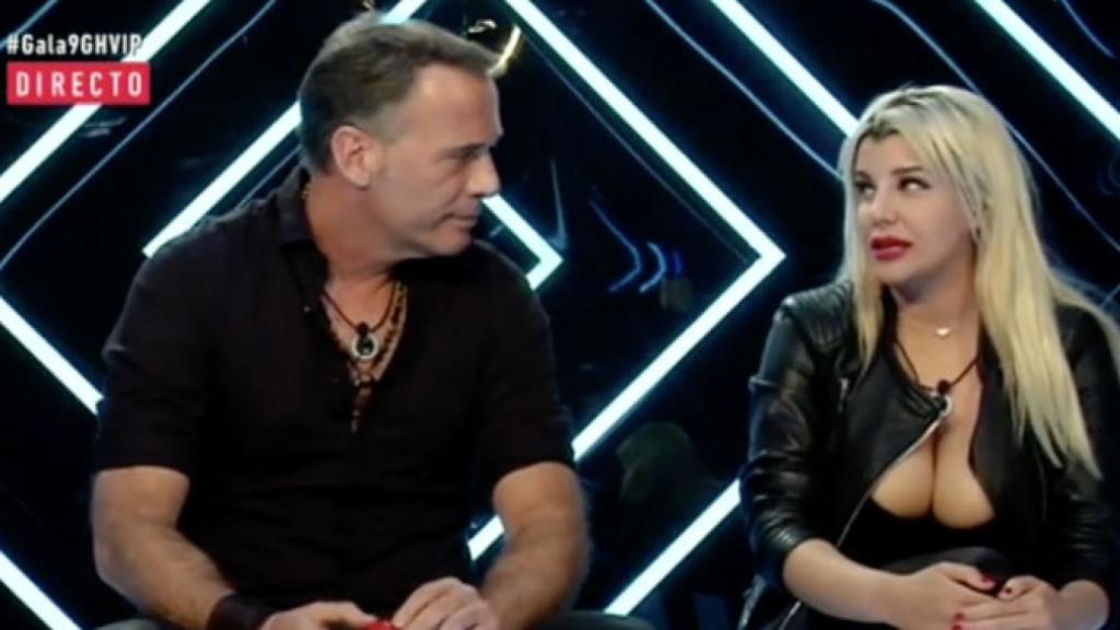 Carlos Lozano y Charlotte Caniggia en 'Gran Hermano VIP'