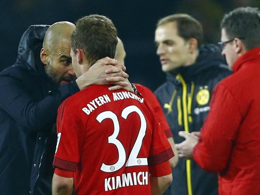 Guardiola le echa la 'bronca' a Joshua Kimmich.
