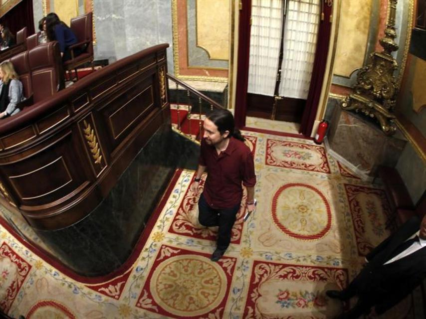 El líder de Podemos, Pablo Iglesias/Javier Lizón/EFE