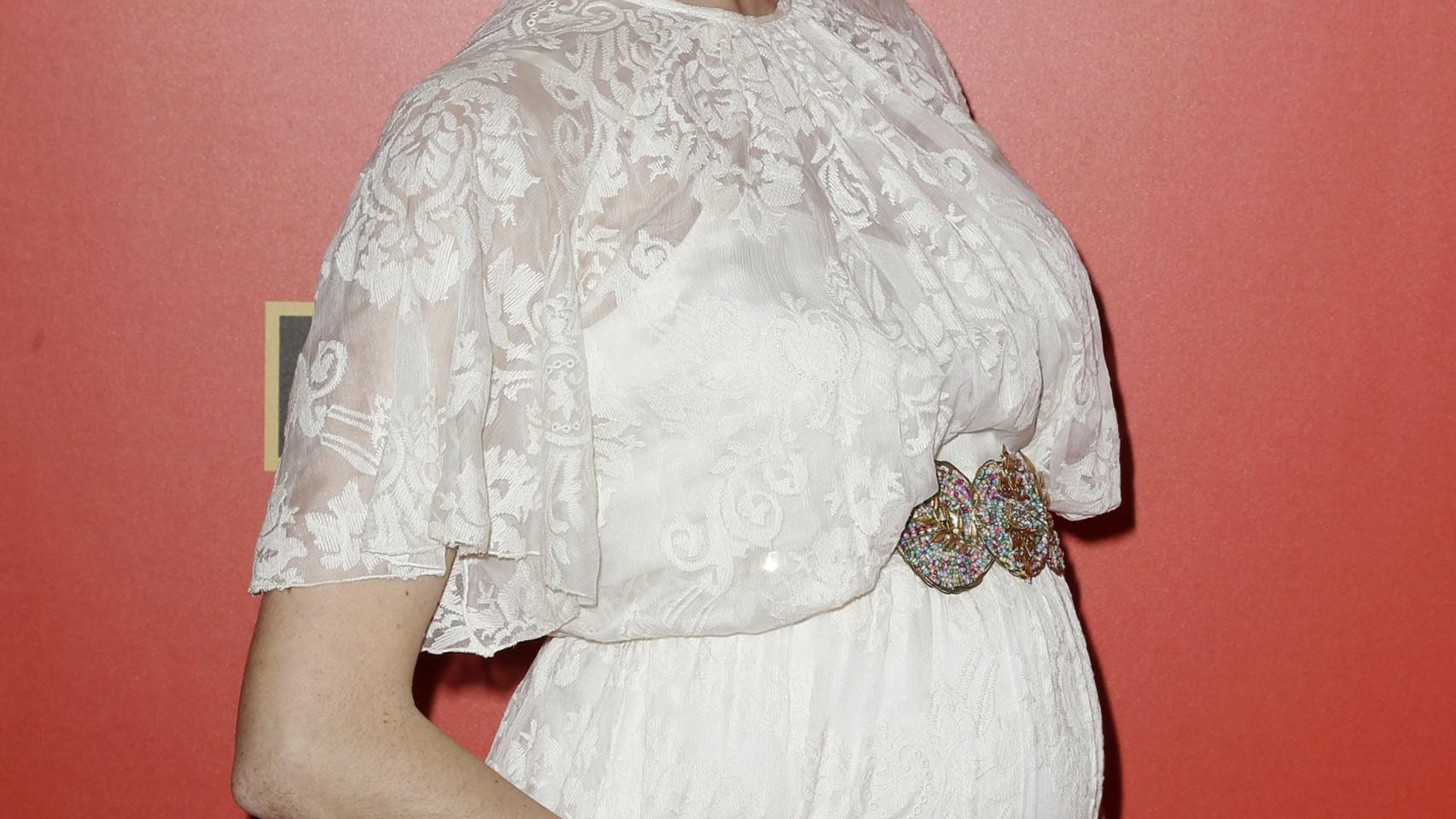 La actriz María Castro fue una de las protagonistas de la noche por su embarazo