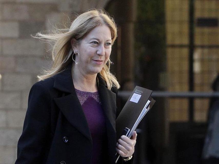 Neus Munté en la sede del Govern
