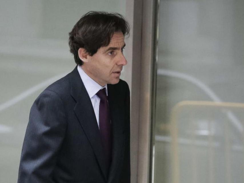 López Madrid a su salida de la Audiencia Nacional