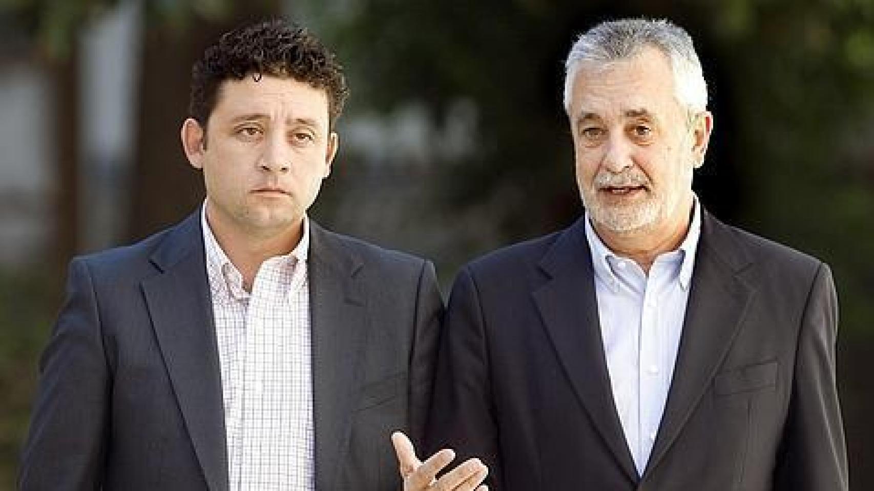 Rafael Velasco junto a Griñán en una imagen de 2010