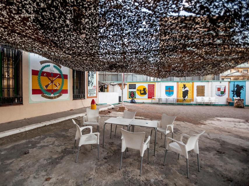 Patio de la Hermandad de Legionarios de Barcelona