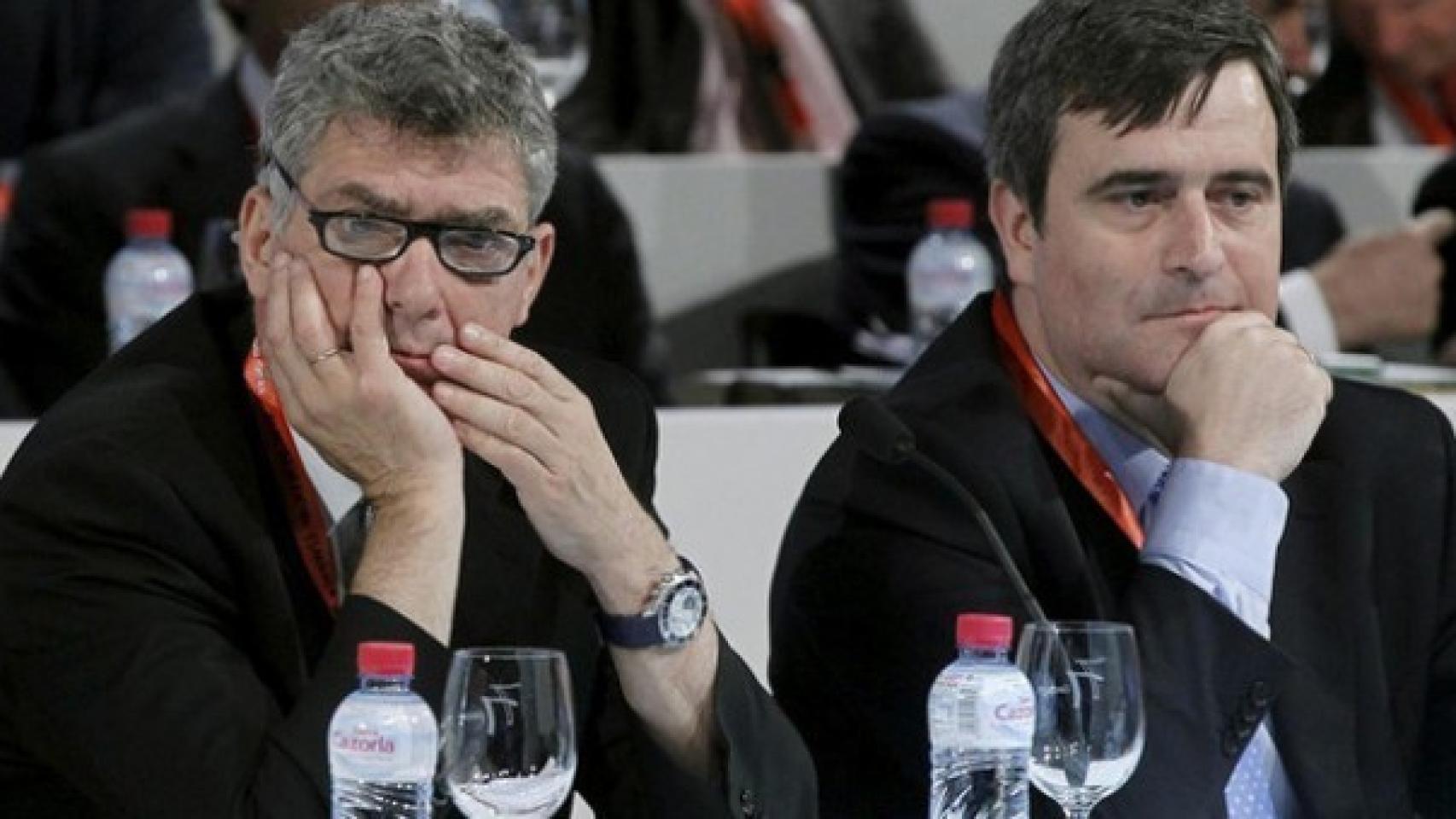 Ángel Villar y Miguel Cardenal, en una foto de archivo.