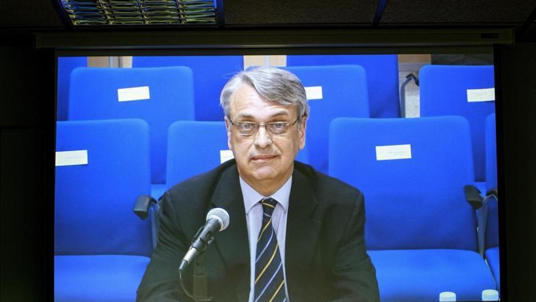 Tejeiro durante su declaración este jueves