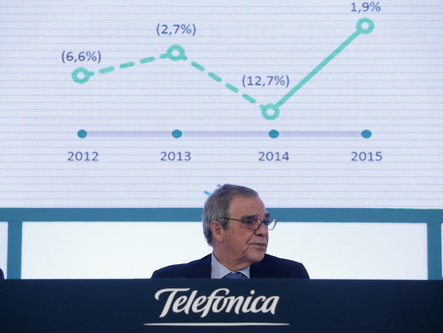 El presidente de Telefónica, César Alierta.