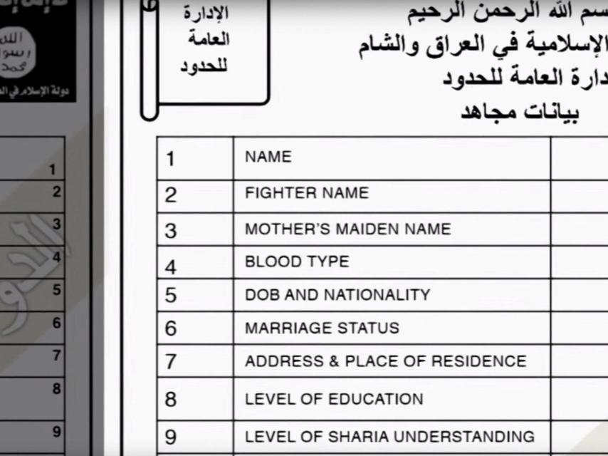 Así es el cuestionario del Estado Islámico para quienes quieren unirse al grupo terrorista