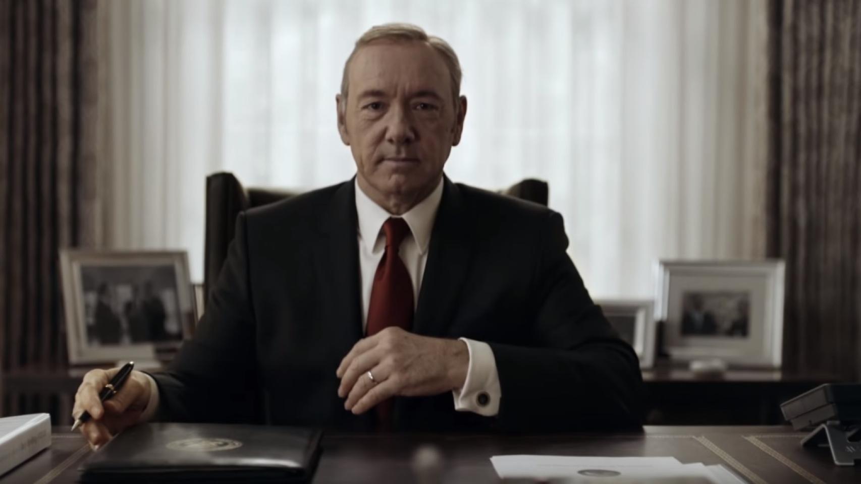Kevin Spacey tiene un Globo de Oro por su interpretación de Frank Underwood.