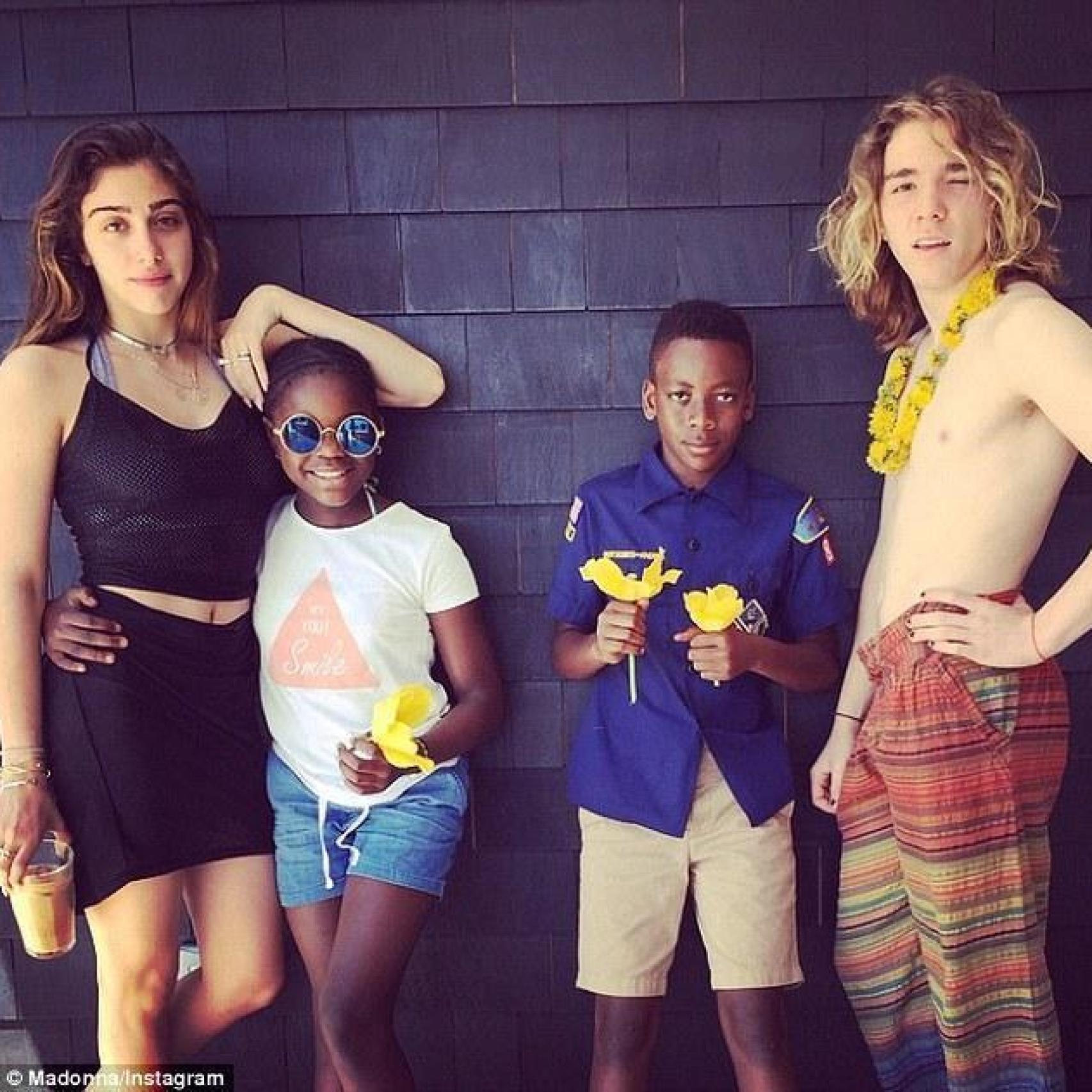Los hijos de Madonna: Lourdes, Mercy James, David Banda y Rocco