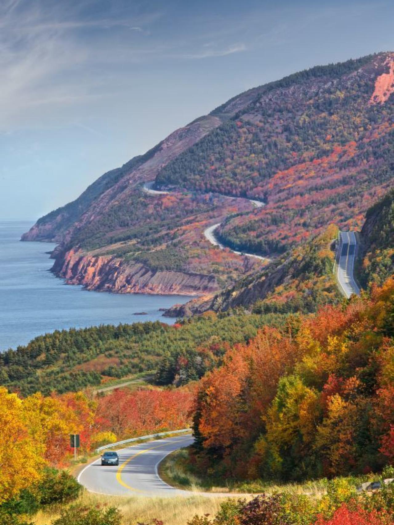 La isla se tiñe de colorido en otoño.