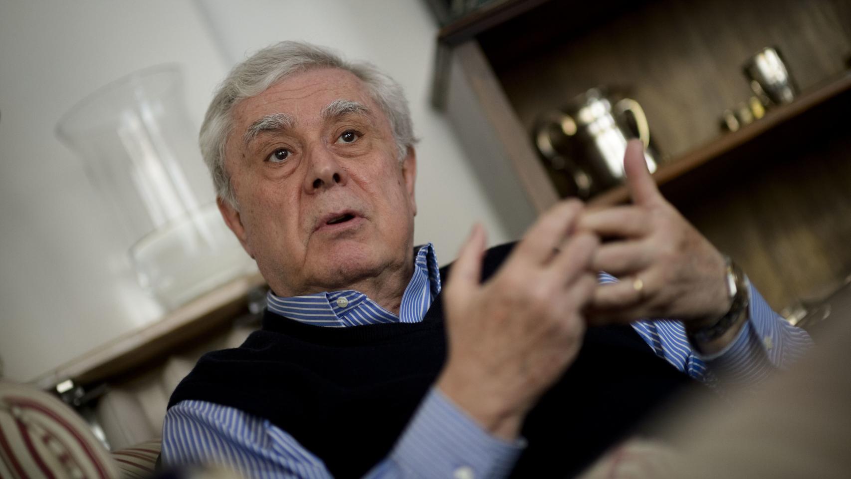 Javier Rupérez durante la entrevista.