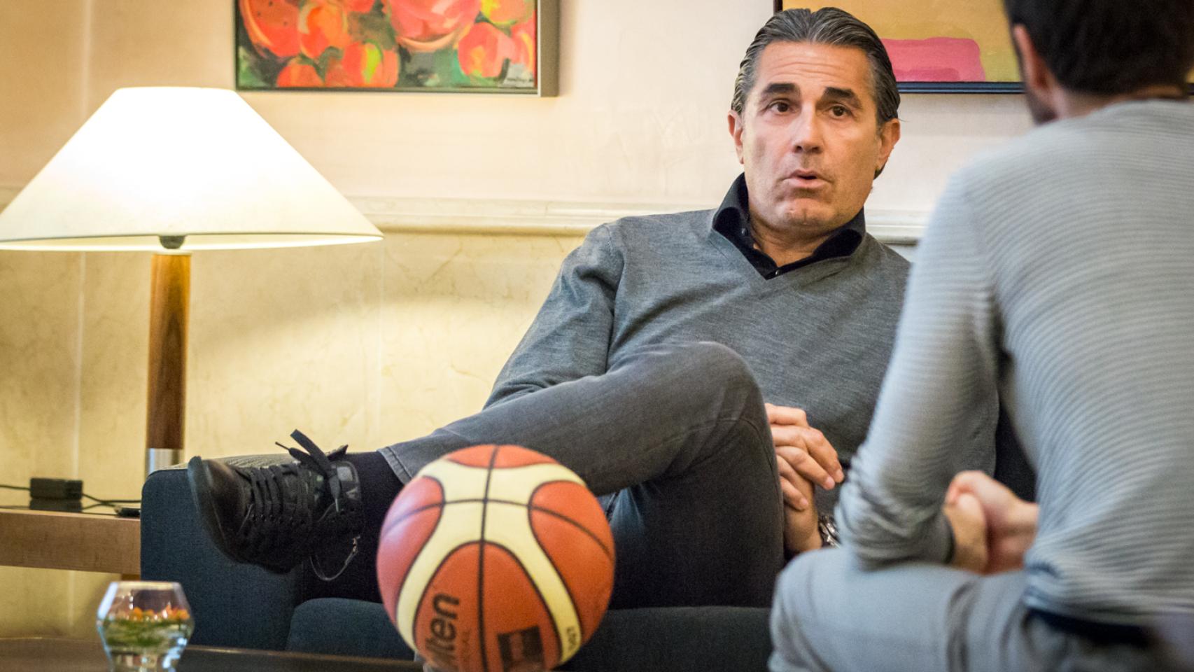 Sergio Scariolo contesta a las preguntas de EL ESPAÑOL.