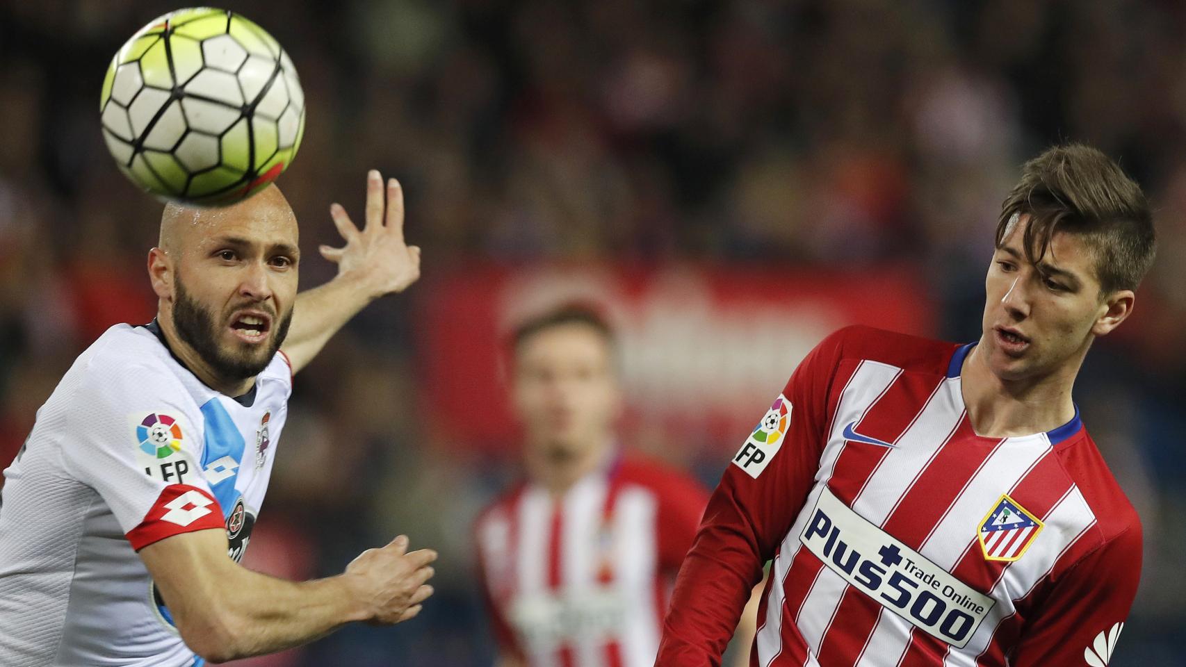 Luciano Vietto, en el partido contra el Deportivo.