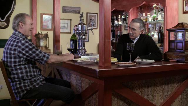 Juan y Medio y Bertín Osborne en el programa.