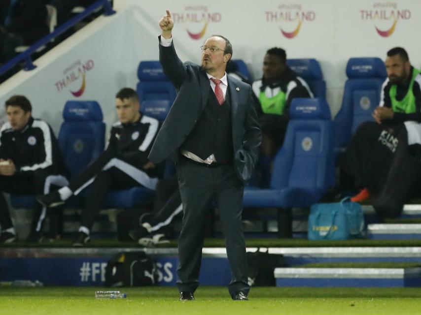 Benítez, en su debut con el Newcastle
