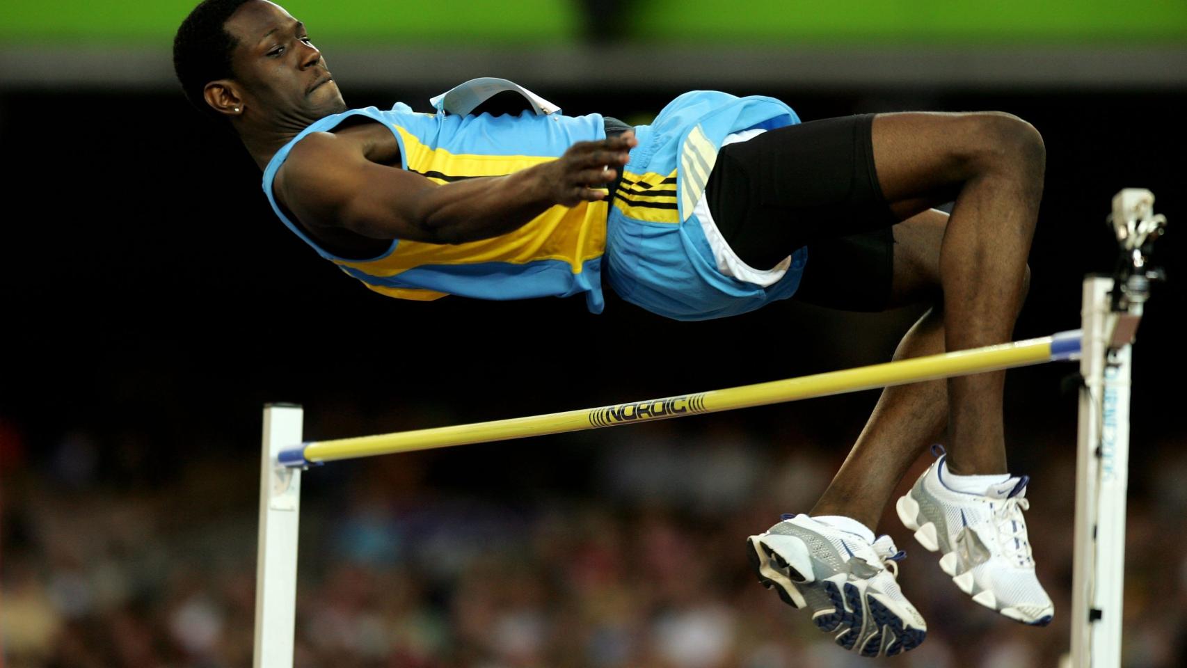 Donald Thomas, durante el Mundial de Osaka en 2007.