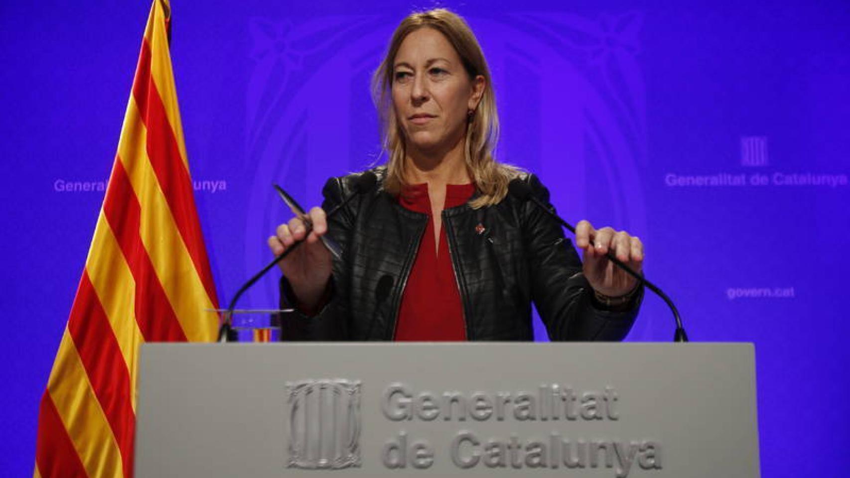 La consellera de presidencia y portavoz del Govern, Neus Munté