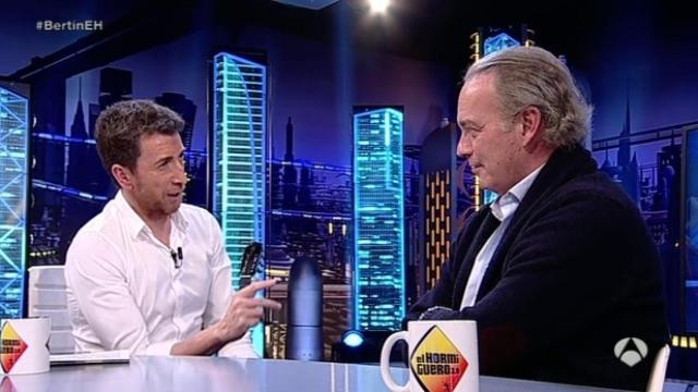Bertín Osborne, entrevistado por Pablo Motos durante el programa.