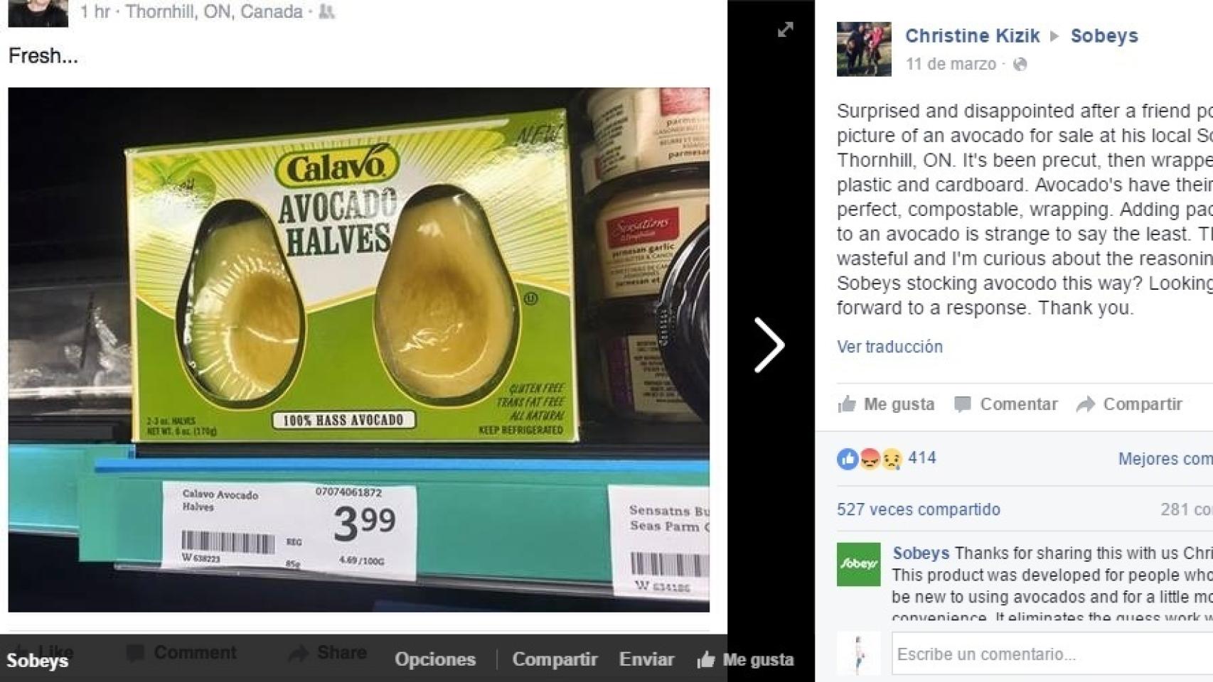 Esta es la imagen que el usuario subió a Facebook