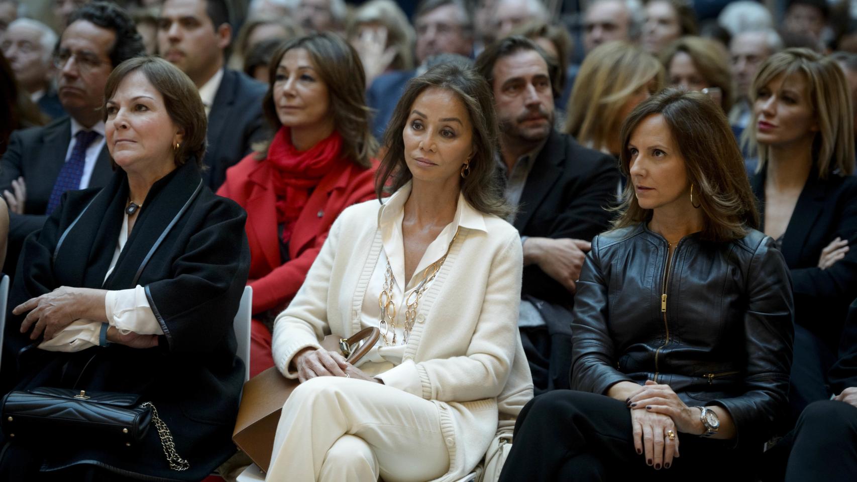 Isabel Preysler durante el acto de presentación del libro del opositor venezolano Leopoldo López
