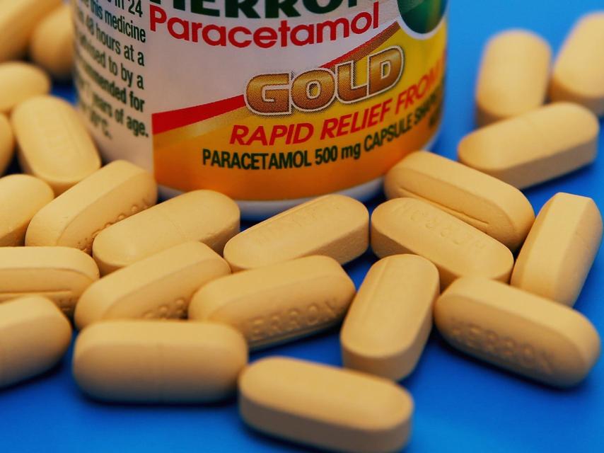 Comprimidos de paracetamol.