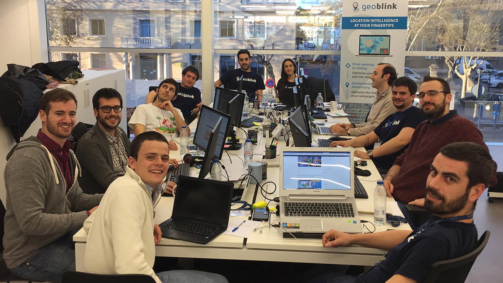 El equipo de Geoblink.