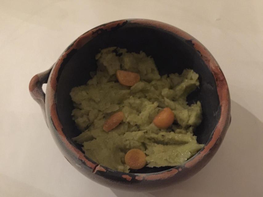 Sorbete de lulo y fisalis.