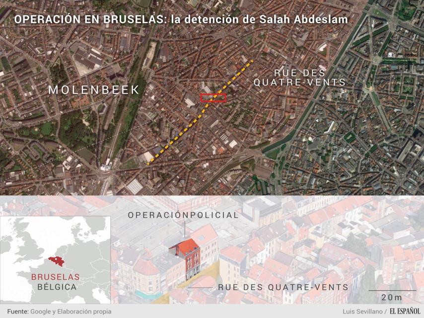 El arresto se ha producido en Molenbeek.