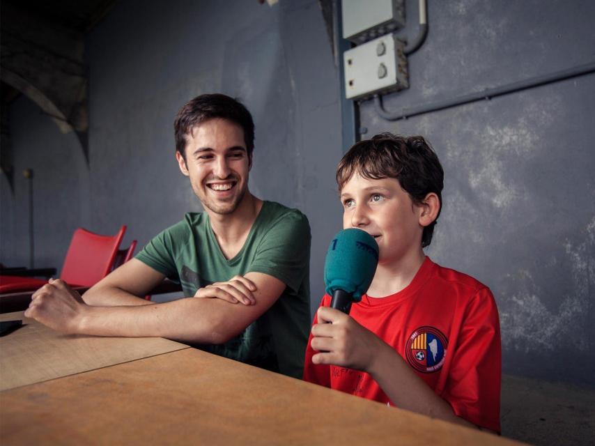 Pere Ribes se prepara para ser cronista en el campo del Olot.