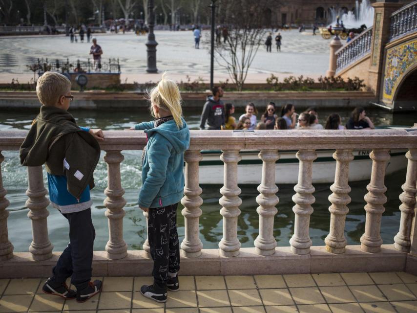 Los hijos de Krista Delgado.