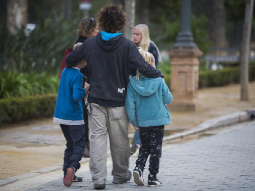 Los hijos de Krista Delgado.