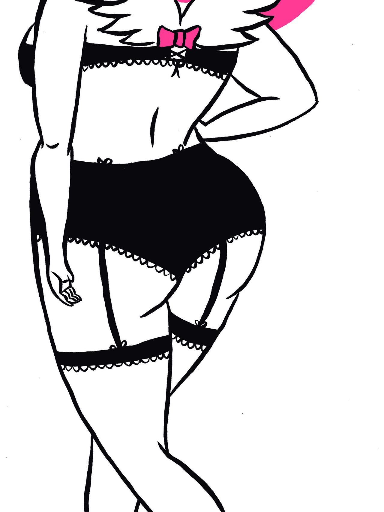 Ilustración de Curvy, por Flavita Banana.