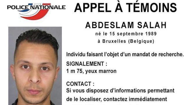 Ficha policial de Salah Abdeslam.