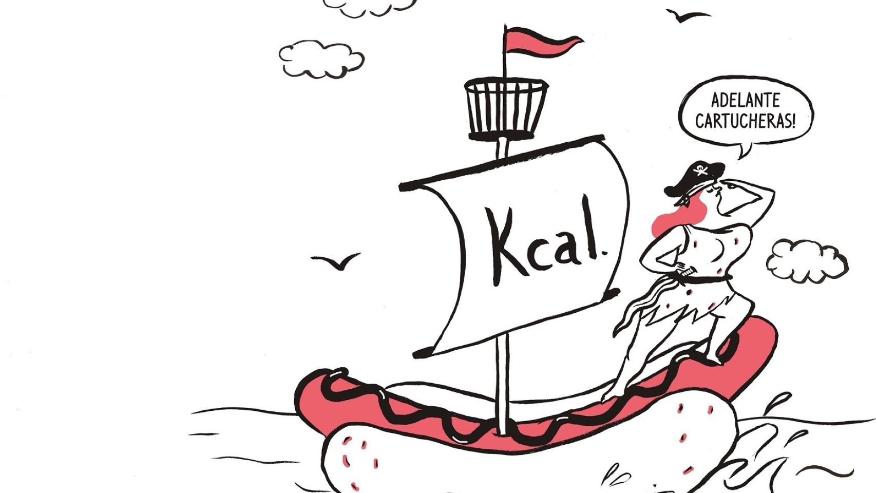 Ilustración de Curvy, por Flavita Banana