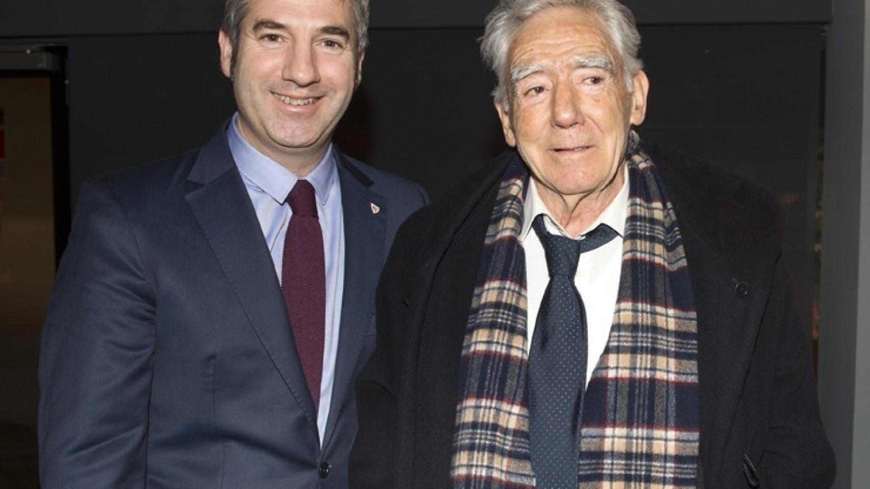 José Luis Artetxe junto a Josu Urrutia