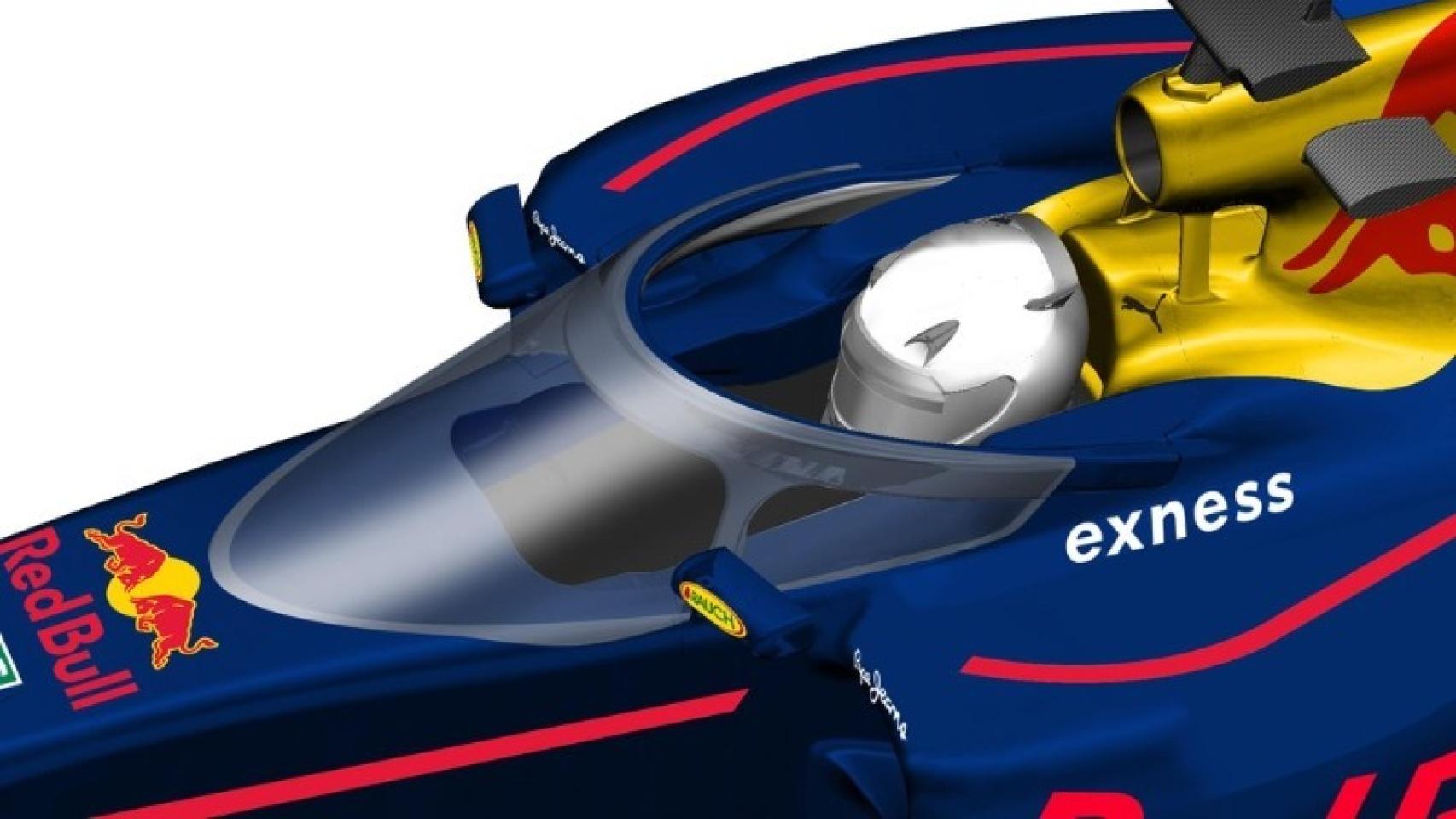 Imagen del prototipo de Halo de Red Bull.