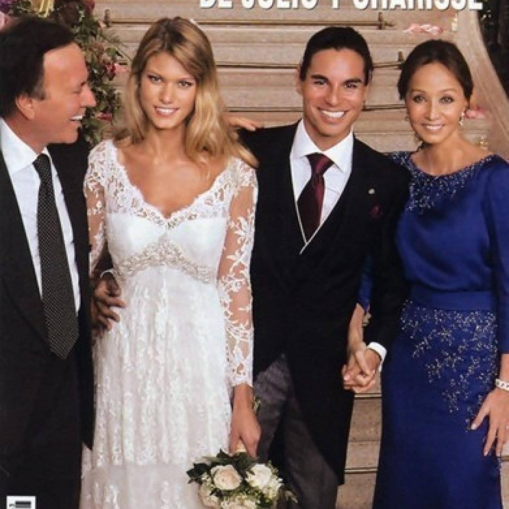 Isabel y su nuera Charisse lucieron un diseño de Pronovias en la última boda familiar